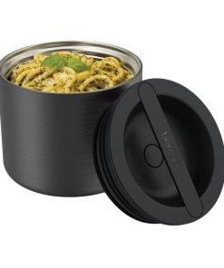 560ml Insulated Stainless Steel Food Jar Carbon Black