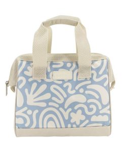 Sachi Insulated Lunch Bag Swirly Blue